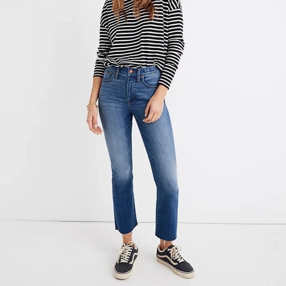 Madewell NWT Cali Demi Boot Back Seam Edition Jeans Size 25 - Picture 2 of 16